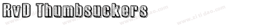 RvD Thumbsuckers字体转换